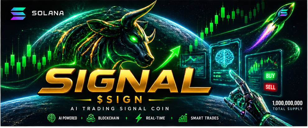 SIGNAL $SIGN — AI trading signal coin on Solana